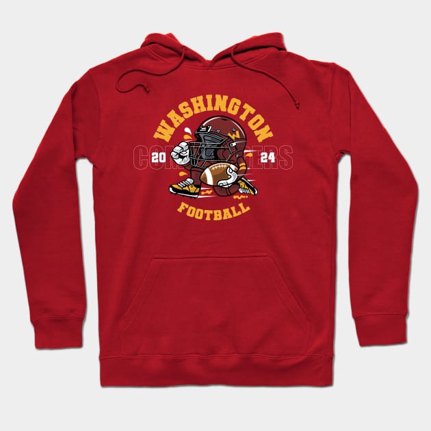 Washington Football Hoodie by Nagorniak